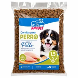 Pienso para cachorros sabor a pollo