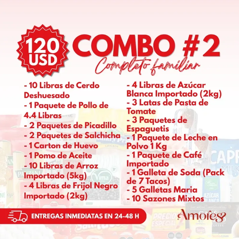 Combo #2: Completa familiar