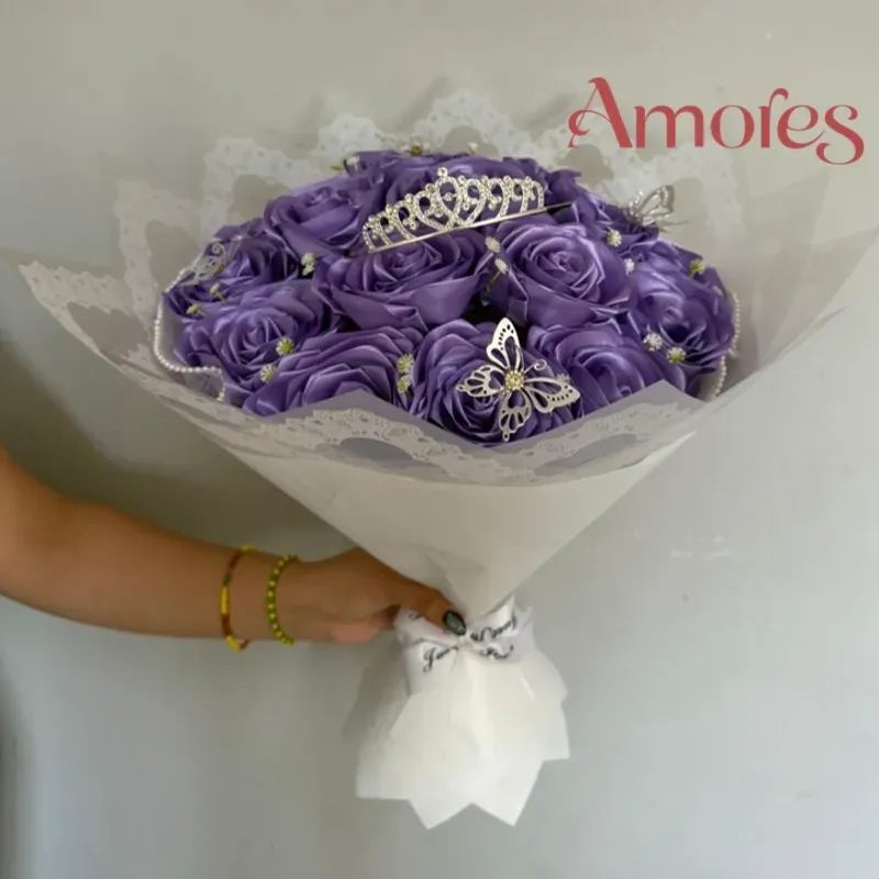Ramo Eterno Morado Claro