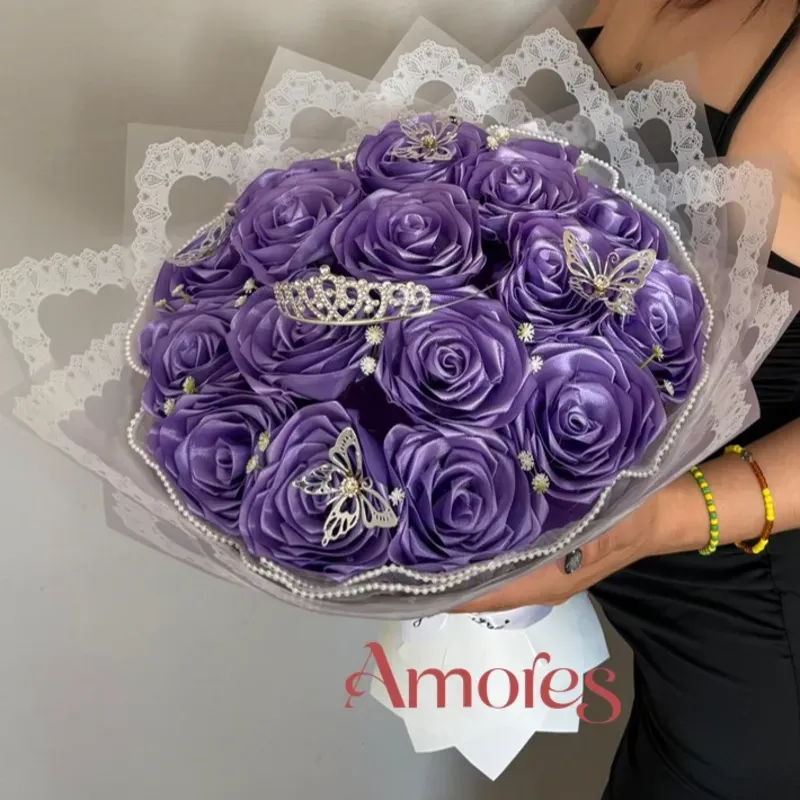 Ramo Eterno Morado Claro