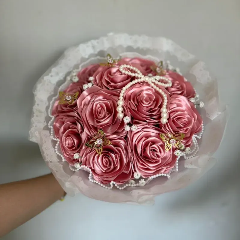 Ramo Eterno Petite Rosa Viejo