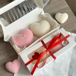 Caja con dos corazones