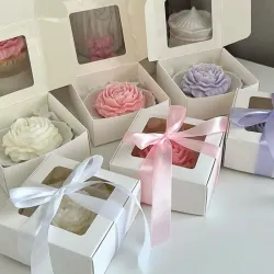 Caja con Peonia grande