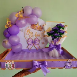 Caja decorada de 15 años