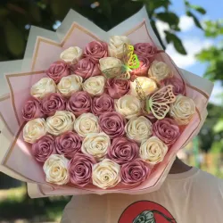 Ramo extra grande de 37 rosas