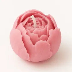 Vela peonia cerrada