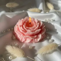 Vela rosa grande