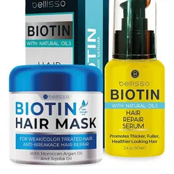 Máscara y serum de Biotina para el pelo