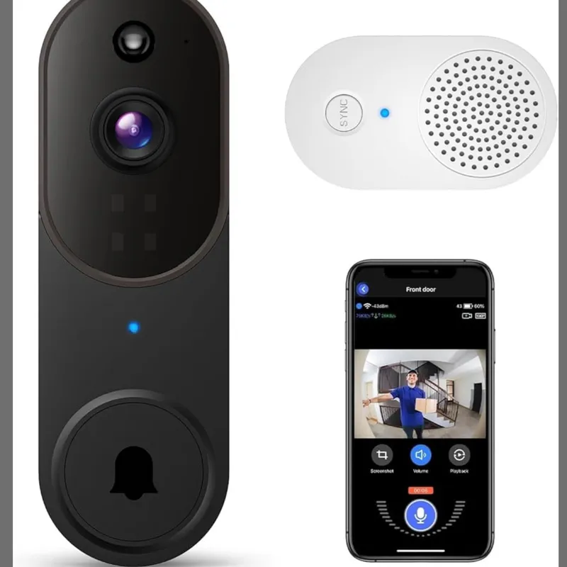 Timbre Inalámbrico con Cámara de seguridad