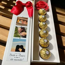Cajas decoradas con bombones de Ferrero Rocher