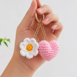 Corazón y margarita 🌼