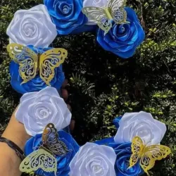 Letras 3D y rosas eternas
