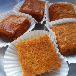 Bandeja de carrot cake sin glaseado 24 unidades