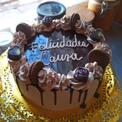 Biscocho genoves (batido ligero) de chocolate