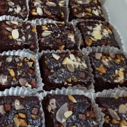 Brownie vegano (15 porciones)
