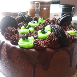 Pastel de choco-menta
