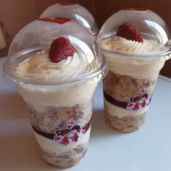 Vasos domos de tres leches 9 onzas