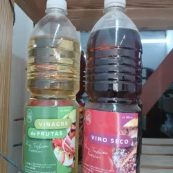 Vinagre y vino seco