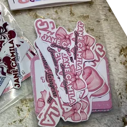 Pqt de pegatinas para identificación de útiles escolares