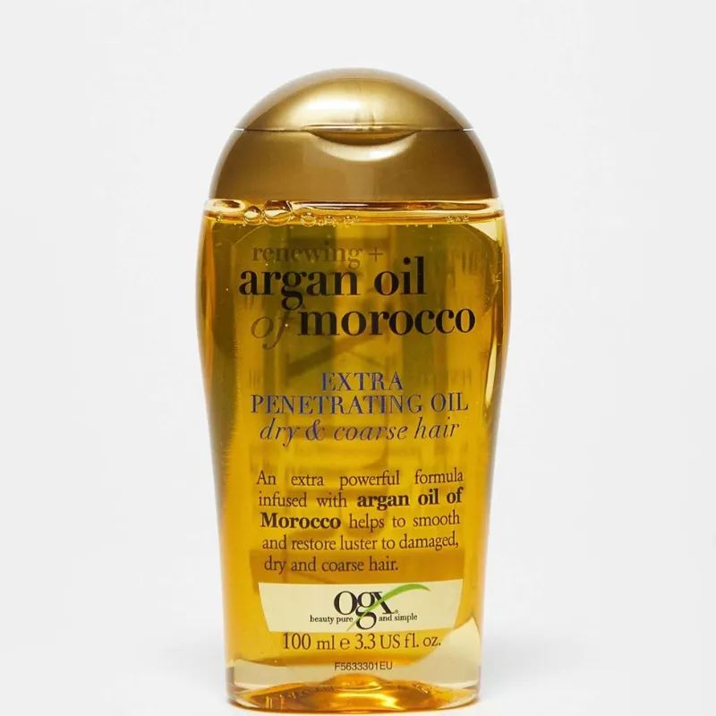 Aceite de argán regenerador para el cabello de la marca OGX