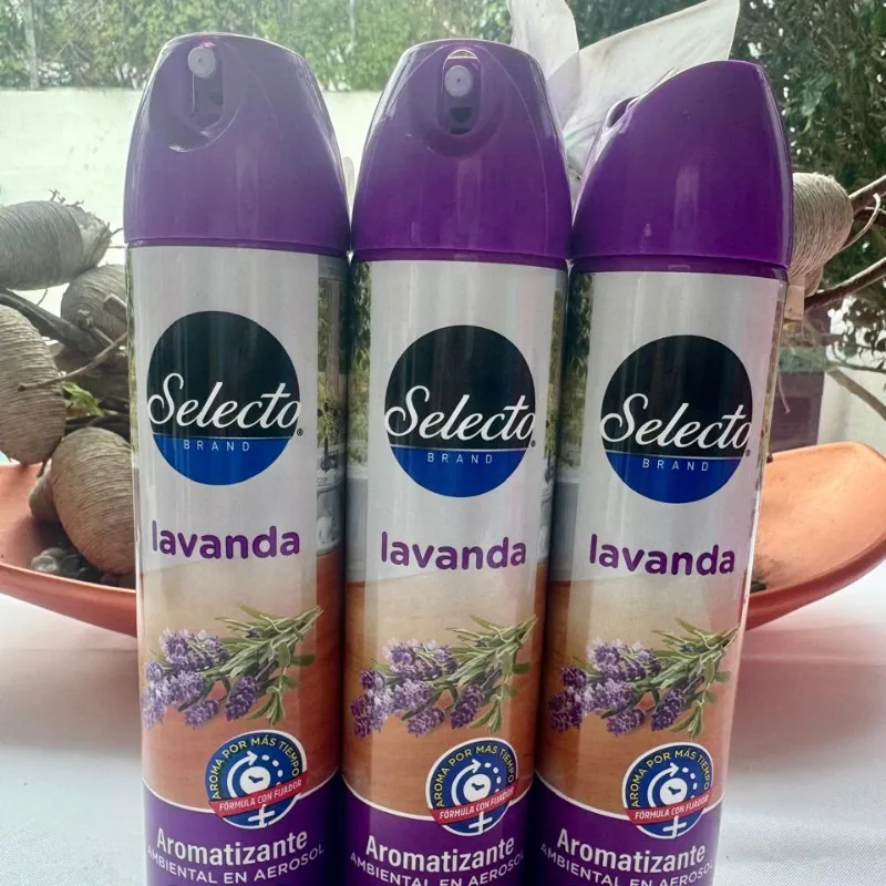 Aromatizantes en aereosol de 226g (aroma floral, hawaiano 🌺 y lavanda)
