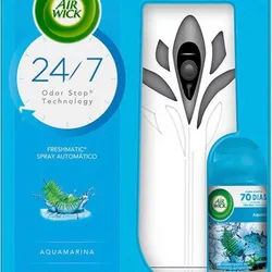 BÚCARO Aromatizante ambiental Air Wick automático acquamarina aparato y repuesto de 250 ml
