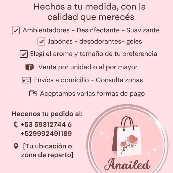 "Tienda de ropa urbana, casual y productos de aseo por encargo. Estilo y bienestar en un solo lugar."