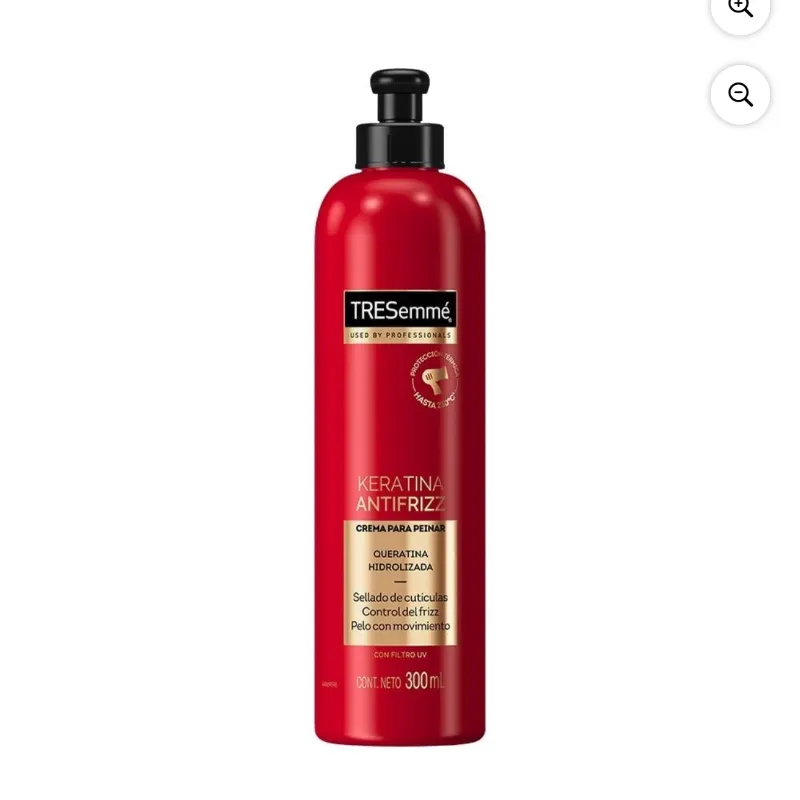 Crema para peinar Tresemmé Keratina Antifrizz 300 ml
