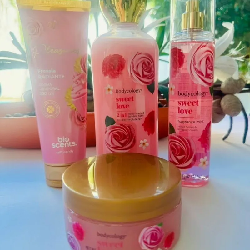 🎀Cuidado de la piel🛁🧖‍♀️🧖‍♂️🎀 exfolia, hidrata y perfuma Aroma sweet leve, 🌹 🎀Cuidado de la piel🛁🧖‍♀️🧖‍♂️🎀 exfolia, hidrata y perfuma  Kit completo para ducha que incluye: 1 exfoliante corporal  1 gel de baño 1 colonia  1 crema corporal 