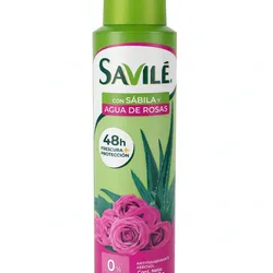 Desodorante SAVILÉ Con Sábila y Agua de Rosas