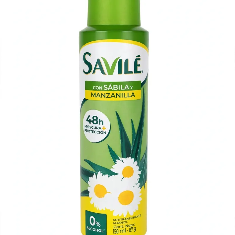 Desodorante SAVILÉ Con Sábila y Manzanilla 🌿
