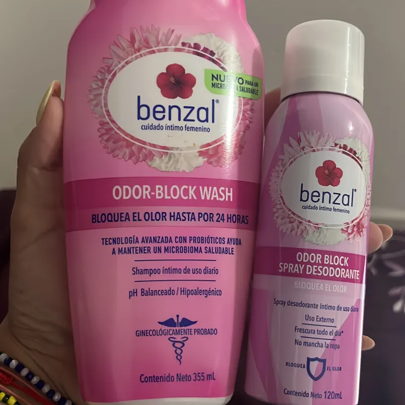 El dúo perfecto para el cuidado de la zona íntima bloqueador de dolor,, incluye el shampoo íntimo de uso diario para el pH balanceado, ginecológicamente, probado y spray desodorante íntimo de uso diario frescura todo el día y no mancha la ropa 