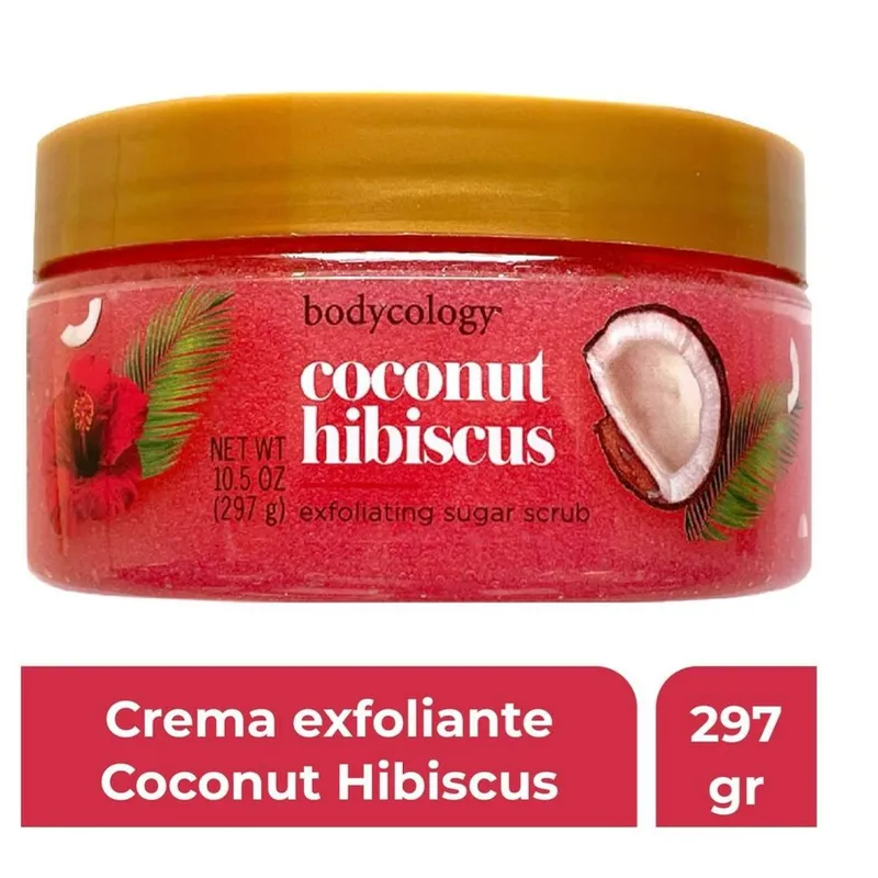 Exfoliante Corporal Bodycology Coconut Hibiscus 297 gr