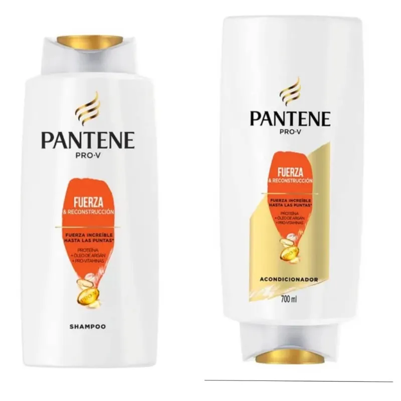 Juego de shampoo y acondicionador Pantene de 700ml 