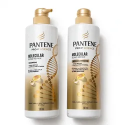 Shampoo y acondicionador Pantene Molecular Bond Repair