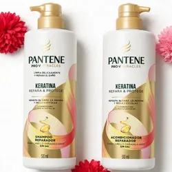 Juego Pantene Keratina sin sal