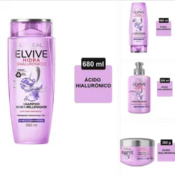 💆‍♀️✨ Kit L’Oréal Elvive Reparación Total 5 – Cuidado Completo para Cabello Dañado ✨💆‍♀️  Recuperá la fuerza, suavidad y brillo de tu cabello con esta línea profesional de L’Oréal Paris 💛  