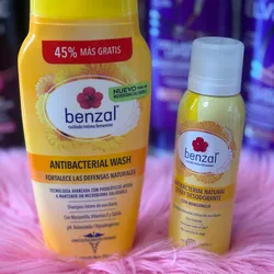 Gel íntimo +Desodorante íntimo Benzal femenino con manzanilla hipoalergénico en spray 120 m