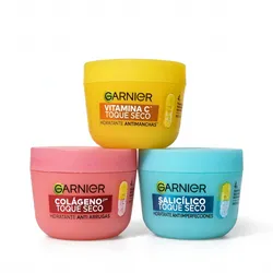 Mascarillas faciales de garnier toque seco