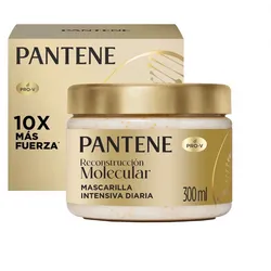Mascarilla Intensiva Pantene Reconstrucción Molecular, Cabello muy Dañado y Débil 300 ml