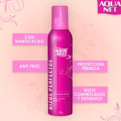 Mousse rizos perfectos de aqua net