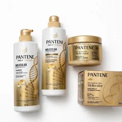 PANTENE PRO-V SCIENCE MOLECULAR BOND REPAIR • Shampoo 510ml • Acondicionador 510ml • Mascarilla Intensiva 300ml