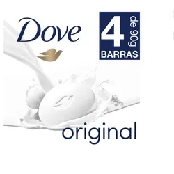 Paquete de 4 Jabón en Barra Dove 360 g