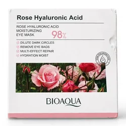 Parches ojeras Ácido hialuronico y rosas de Bioaqua
