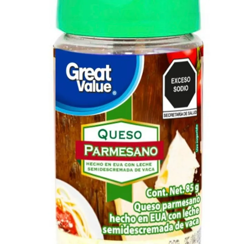 Queso parmesano Great Value 85 g