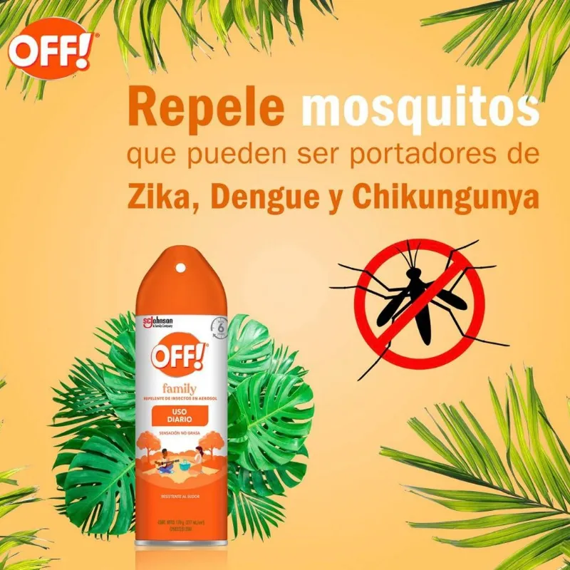 Repelente de insectos OFF  217ml
