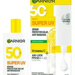 Serum protector solar antimanchas con vitamina C FPS 50+