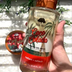 Set de exfoliante y gel de baño corporal de Coco colada 🥥