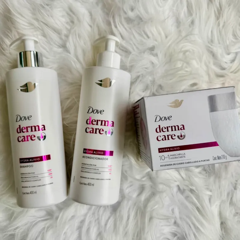 Set Dove de la línea Derma care hydra alivio