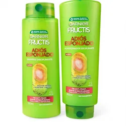  Shampoo + Acondicionador 2 en 1 Garnier Fructis adiós esponjado suave & disciplinado 650 ml